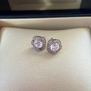 New Cubic Zironica Sterling Silver Stud earrings